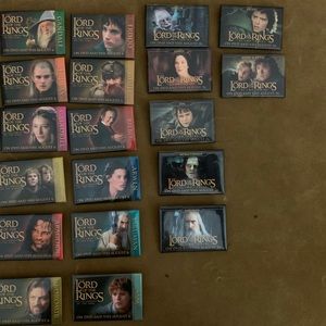 Lord of the Rings promo pin lot of 19